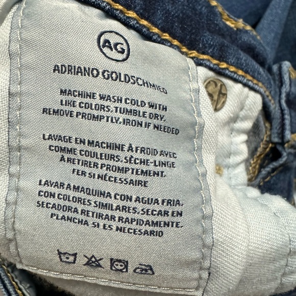 AG - ED Denim The Harper Straight Jean Women’s Size 25R - Picture 5 of 8